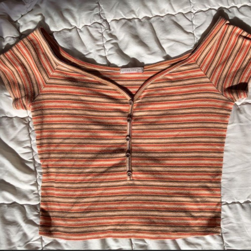 Off The Shoulder Crop Top